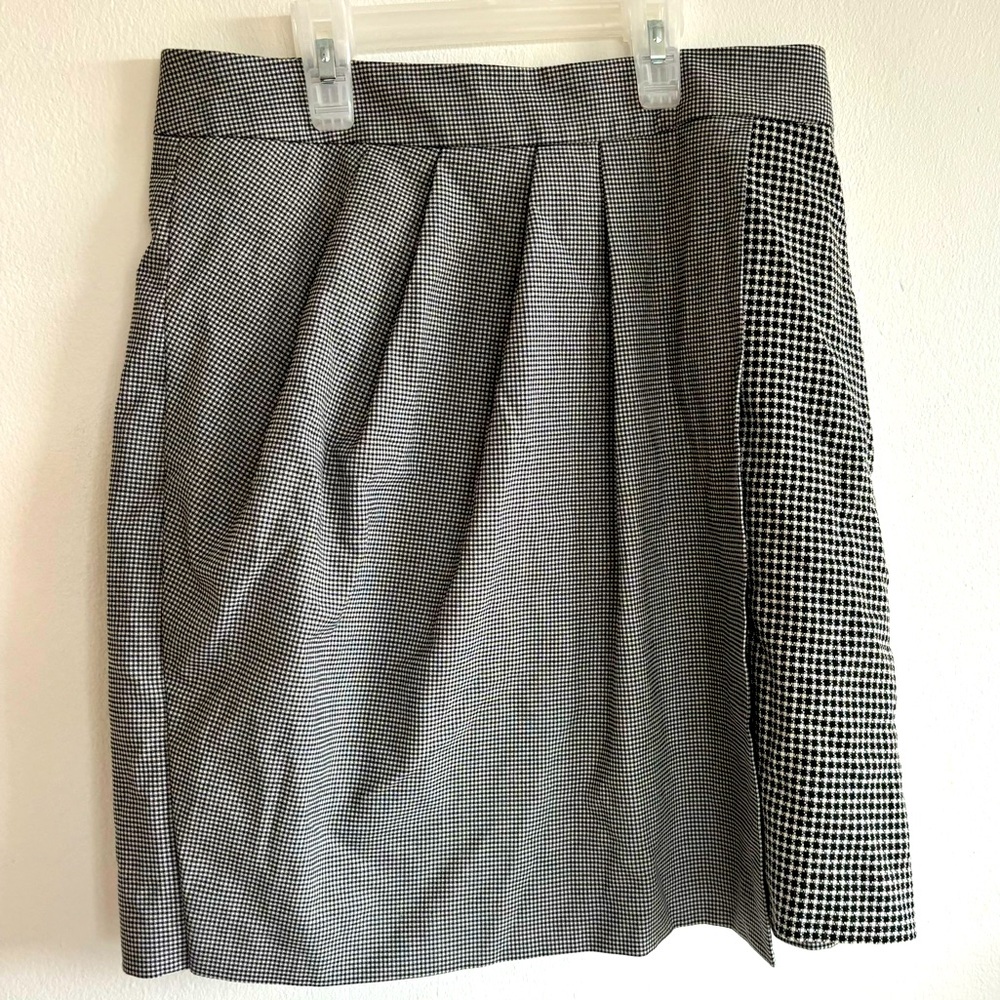 Club Monaco Houndstooth Two Pattern Skirt